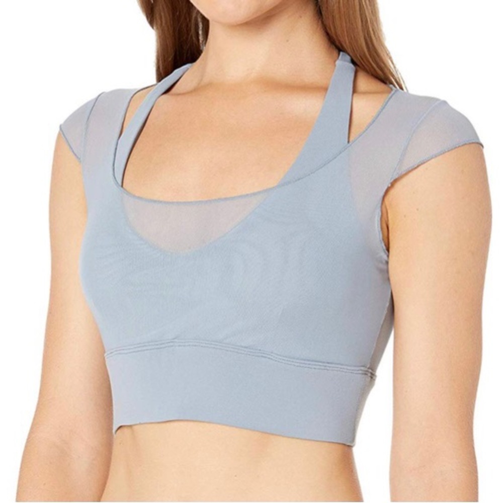 Alo Yoga Joyful Bra Blue Haze